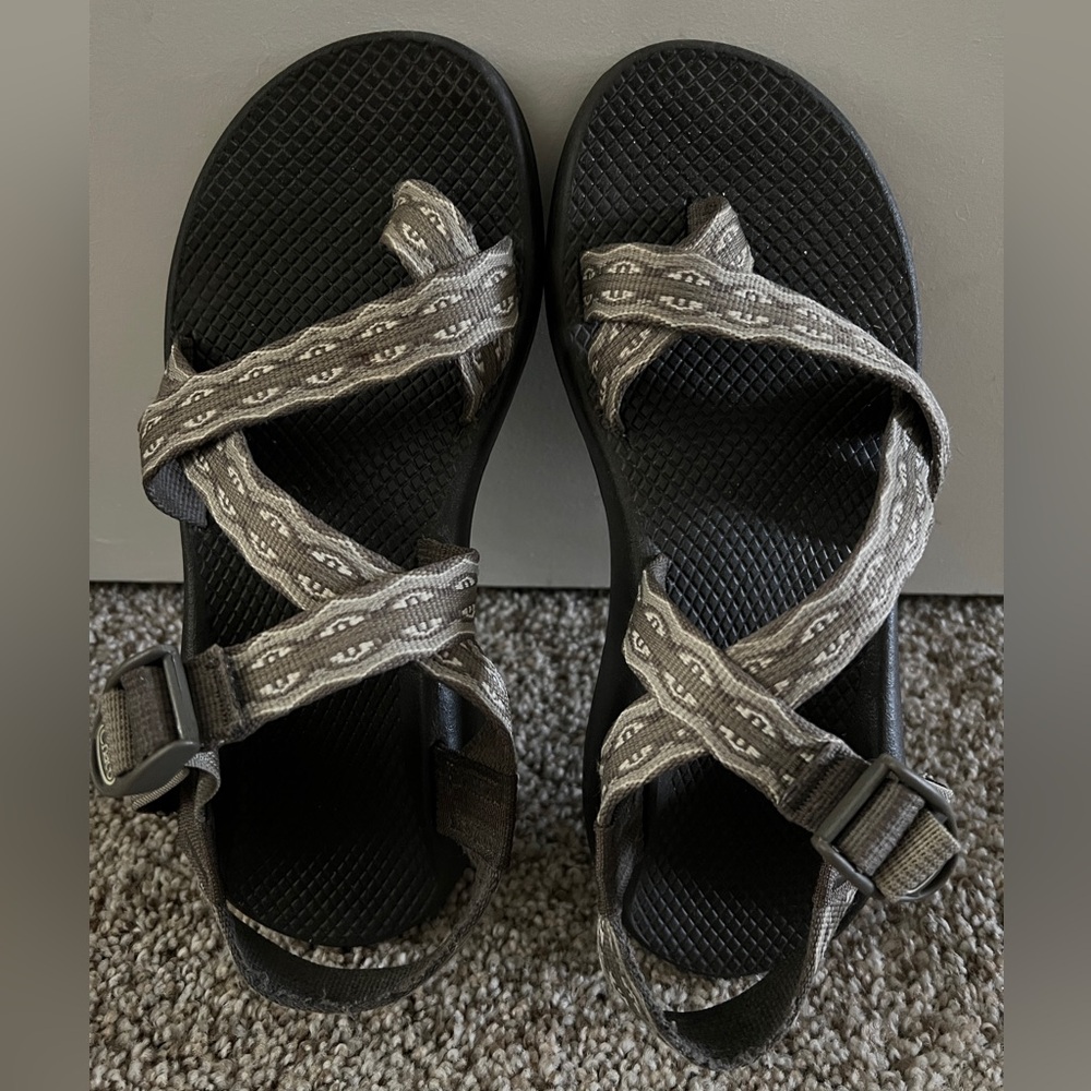 Black and Gray women’s Chacos